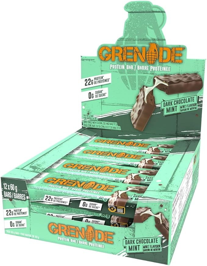 Grenade Dark Chocolate Mint 60G 12CT